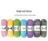 Eight-Strand Cotton Milk Yarn for DIY Crochet and Knitting - Medium Thick, Ideal for Handmade Scarves.