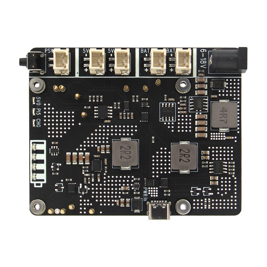 Geekworm X1203 USV 5.1V 5A Shield & Power Management Board für Raspberry Pi 5