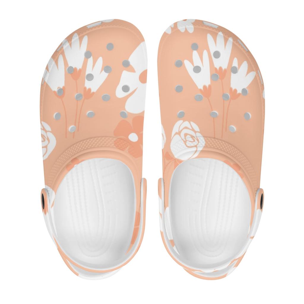 Allover Printed EVA Clogs Women Men Lightweight Soft Slip On Summer Sandals Casual Shoes Soft Sole Daily Walking Leisure Wear