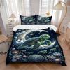 Sea Turtle Fantasy Print 3Pcs Bedding Setduvet Cover With 2 Bedropillowcase Home Birthday Gift