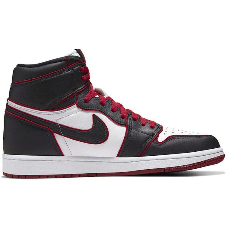 Air Jordan 1 Retro High OG Bloodline Unisex Sneakers Red Black Gym-Red 555088-062