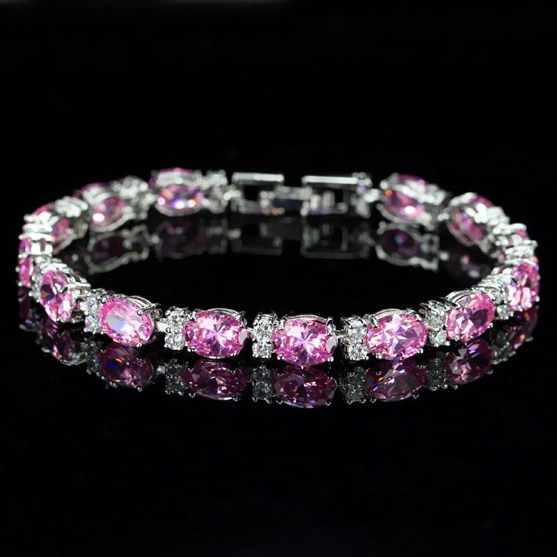 Accessories Aaa Zircon Women'S Bracelet, Simple High-End Versatile, Wedding Gift