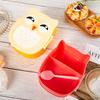 Cartoon Owl Shaped Lunch Box Bento Box Kids Portable Food Container Storage Box