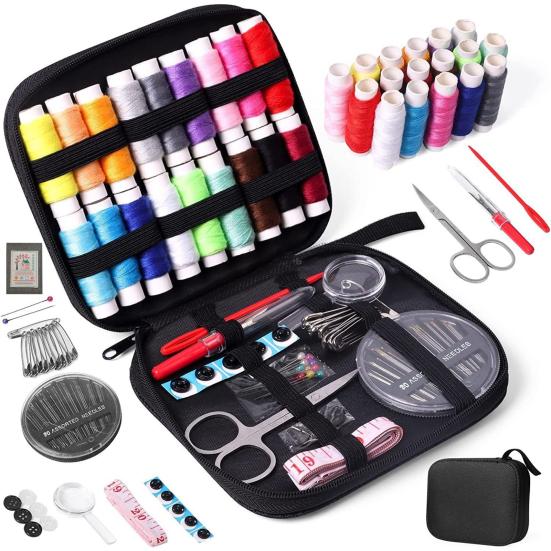 Embroidery Stitch Book Kit Stitch Patterns with Tools Beginner Embroidery Kit Portable Hand Embroidery Book