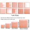 10Pcs Luxury Pink Warm Wall Stickers Imitation Brick Bedroom Decoration Waterproof Self Adhesive Tile Wallpaper Kitchen Cupboard Decor