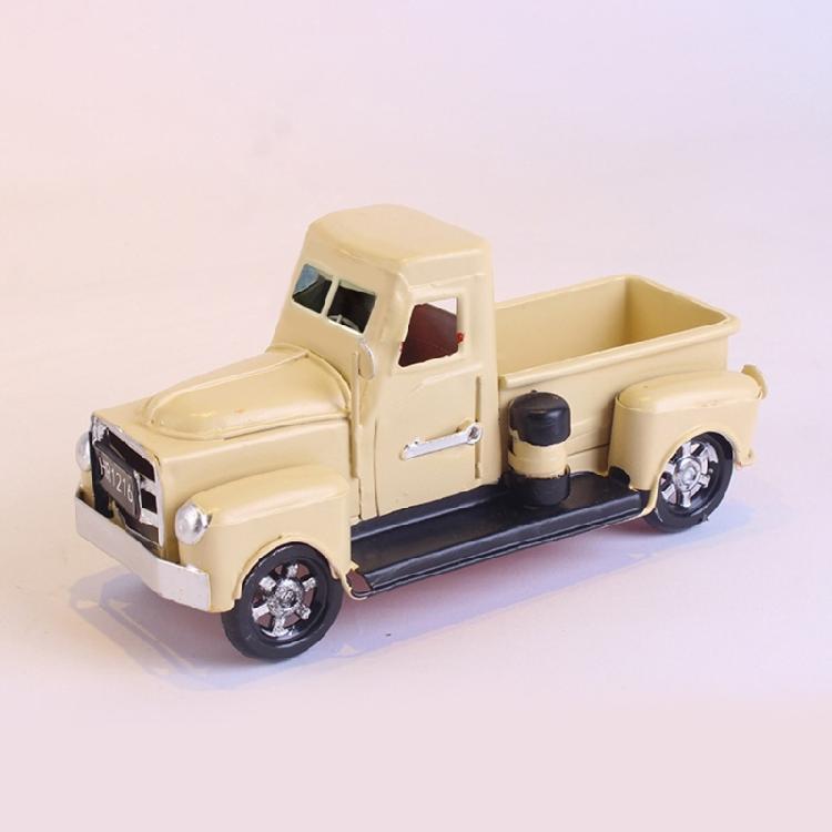 Vintage Truck Decor Resin Trucks Planter Antique Rustic Car Desktop Decoration