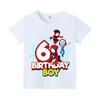 New Short Sleeve Marvels SpiderUnisex Kids Tshirt Number 19 Cartoon Figure Printed Tshirt Birthday Party Wears 100Cotton Tee