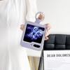 Samsung Z Flip 7 Metalllack Morandi Lederstruktur Ring Schutzhülle
