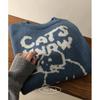 The Pink Oversized Cat Lettering Knit
