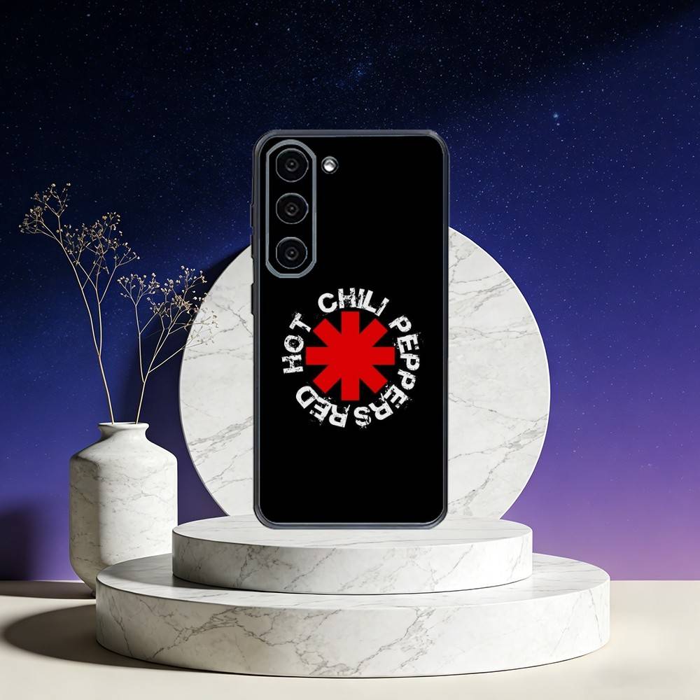 Red Hot C-Chili Peppers Band Phone Case For Samsung Galaxy A73,A72,A71,A70,A53,A52,A51,Others Soft Black Cover