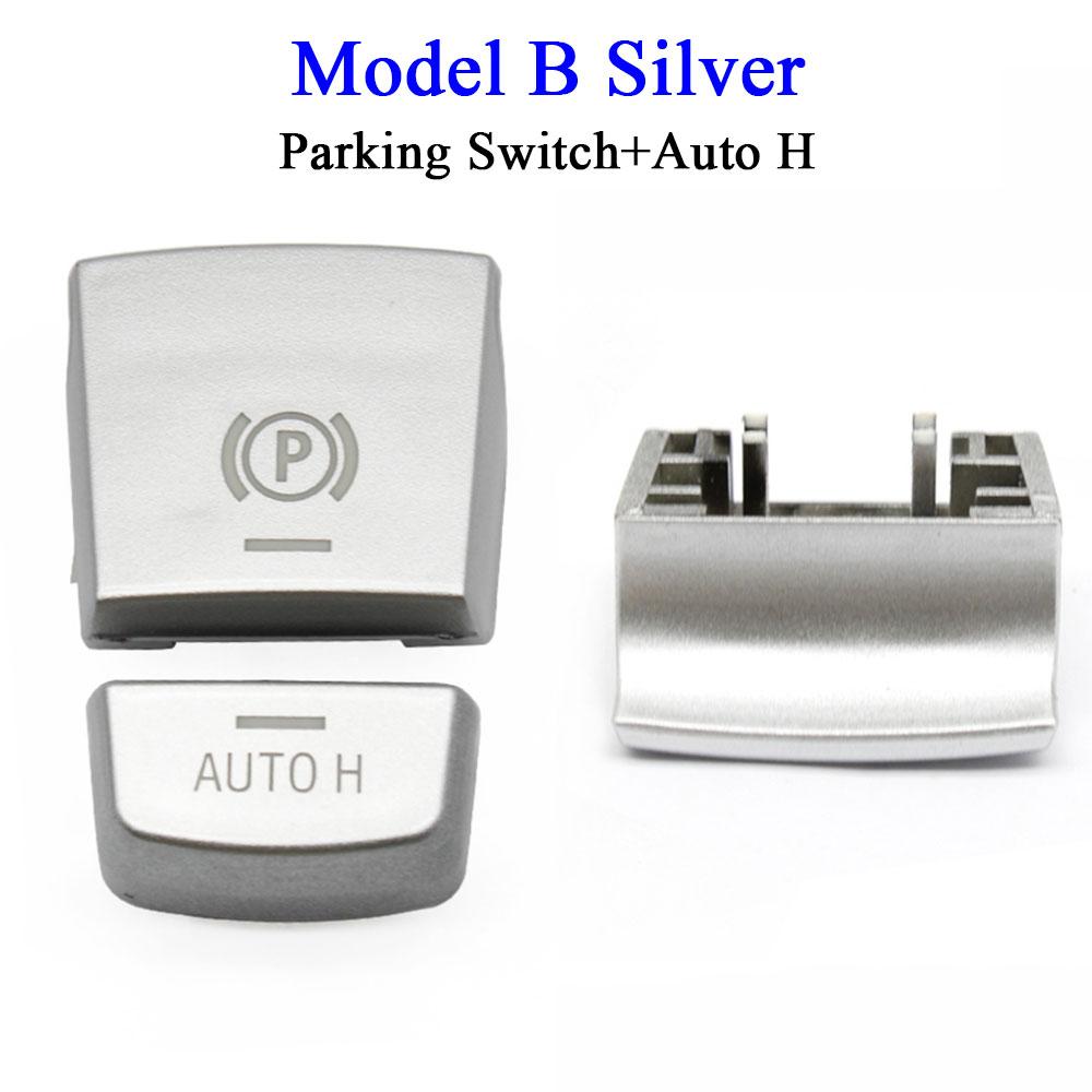 Electronic Parking Brake Switch Handbrake Cover Auto H Button For BMW 5 7 X3 X4 X5 X6 F Series F01 F02 F10 F18 F12 F15 F16