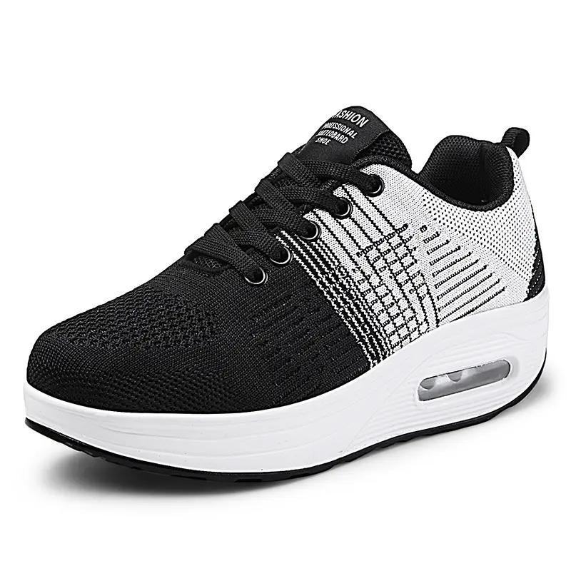 Platform Sport Shoe Tenis Zapatillas Footwear Sneakers Womens Black Shoes for Women Air Casual Chunky Woman Trendy Vulcanized Sh