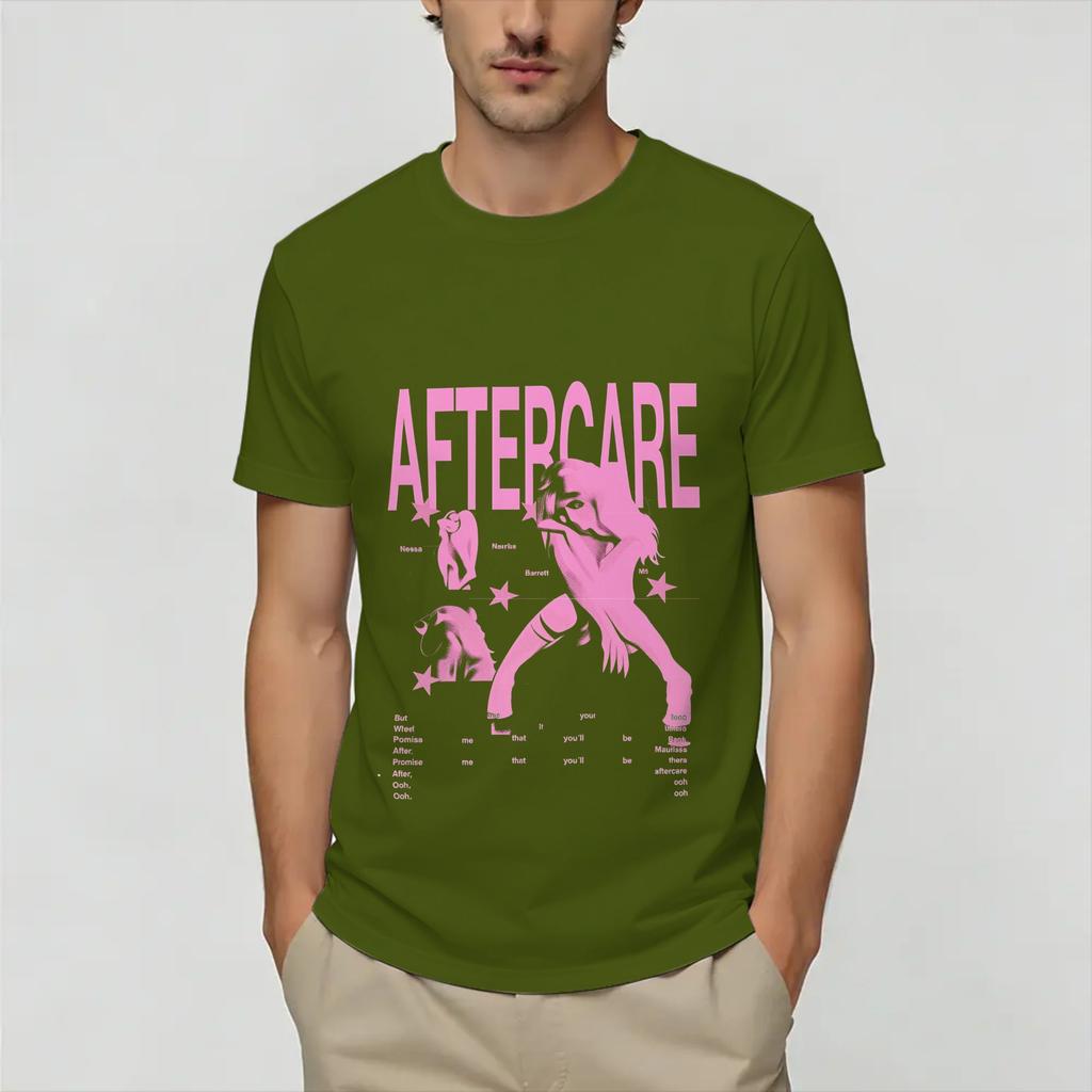 Nessa Barrett Aftercare Unisex T-shirt Geweldige T-shirts Korte Mouw Ronde Hals T-shirts 100% Katoen Kleding met Grafische Print