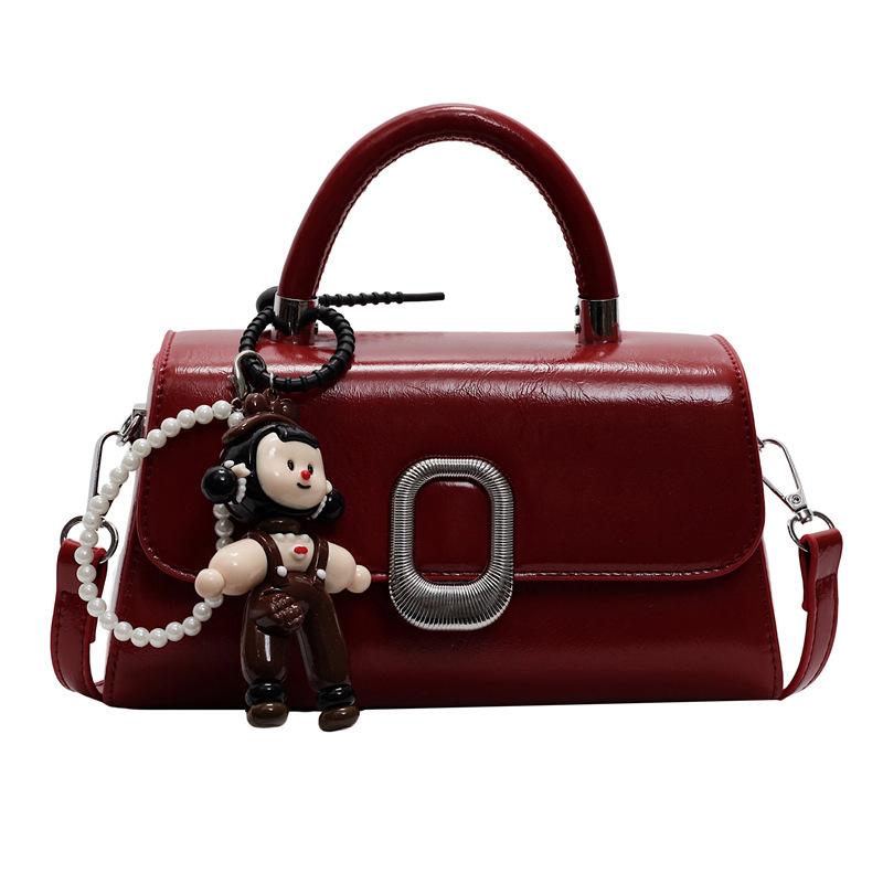 2025 New Hot-selling High-end Temperament Light Luxury Portable Small Square Bag Women's Versatile Fashion Simple Wind Messenger Bag