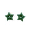 15mm Colorful Ceramic Star Buttons - Handmade Ornaments