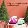 1 Stück Mini Reisebügeleisen - Handheld Tragbare Elektrische Bügelmaschine für Kleidung, Socken & DIY Handwerk (US-Steckerdesign)