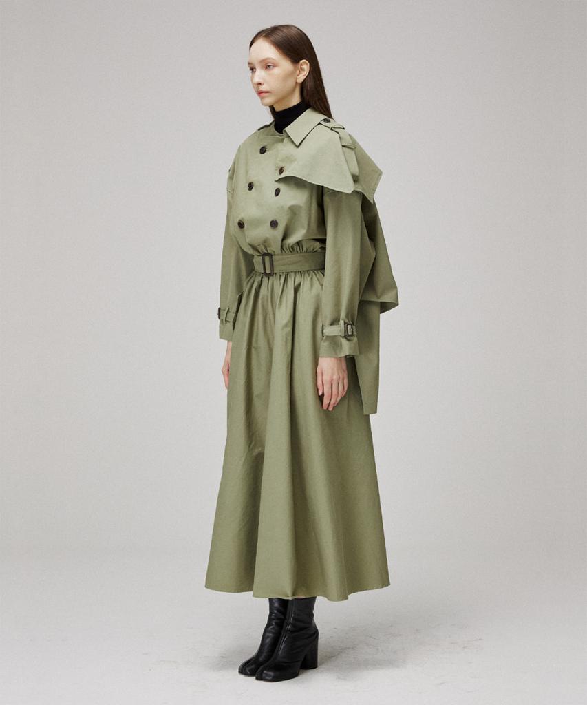 Meuameu Signature Trench Coat Dress