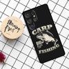 Carp Fishing Fish Case For Samsung Galaxy S25 Ultra S23 S22 S21 S20 S24 Ultra S9 S10 Plus S25 FE Phone Cover