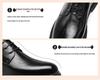 Red Dragonfly Men's Formal Genuine Leather Shoes for Business, Wedding, and Spring/Autumn Occasions.