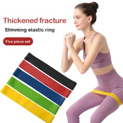 Cinturón de Fitness de Tensión para Yoga Cinturón Elástico de Resistencia Ayudas para Sentadillas de Glúteos Anillo de Estiramiento de Tensión