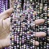 4-10mm Translucent Candy Color Tourmaline Beads – Three-Color DIY Jewelry Strands