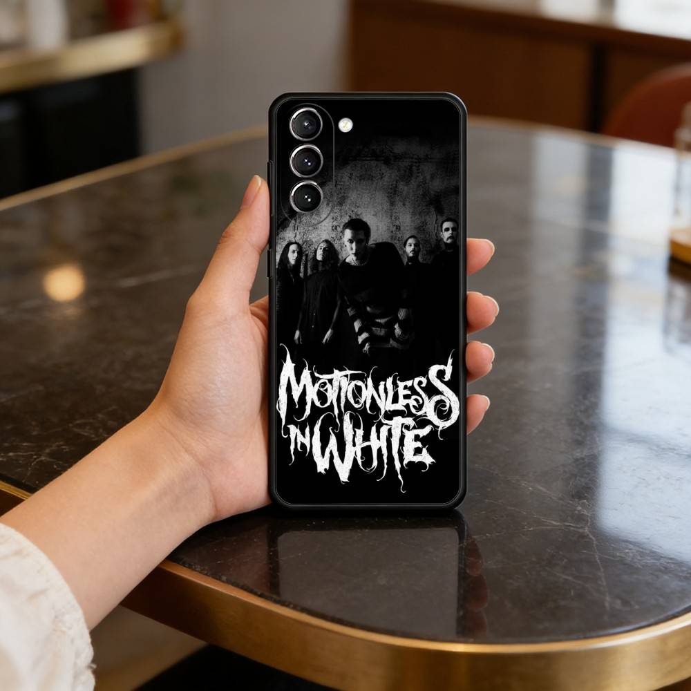 

M-Motionless In White Case for Samsung Galaxy S21 S25 FE S24 S23 Ultra S20 S9 S22 Plus S10 TPU Cover Samsung S235G