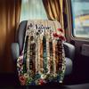 Floral Customize Your Name Rv Blanket Cozy Soft Lightweight Fourseason Multipurpose Blanket For Travel Camping Picnics Sofas Rvs Beds Living Rooms