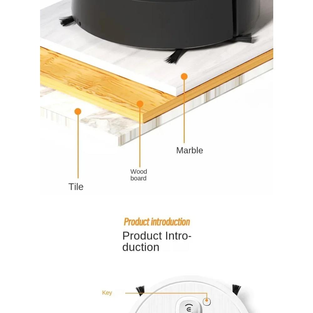 1 robot aspirador tres en uno, nuevo, para barrer, succionar y fregar, máquina de limpieza, electrodomésticos para el hogar, robots de cocina, fregonas eléctricas