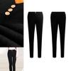 Elegant Women's Winter Warm Thick Trousers With Stretchy Leggings Design For A Flattering Fit