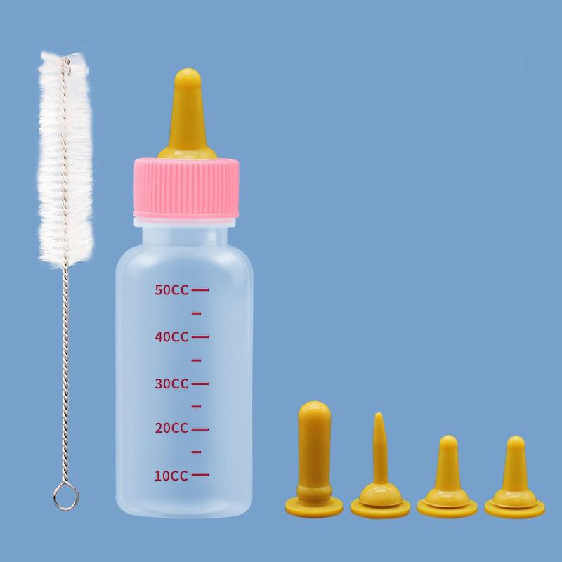 

Силиконовая Высококачественная Бутылочка для Молока Подходит для Питомца Мягкая Соска 50 мл Вместимость StyleX