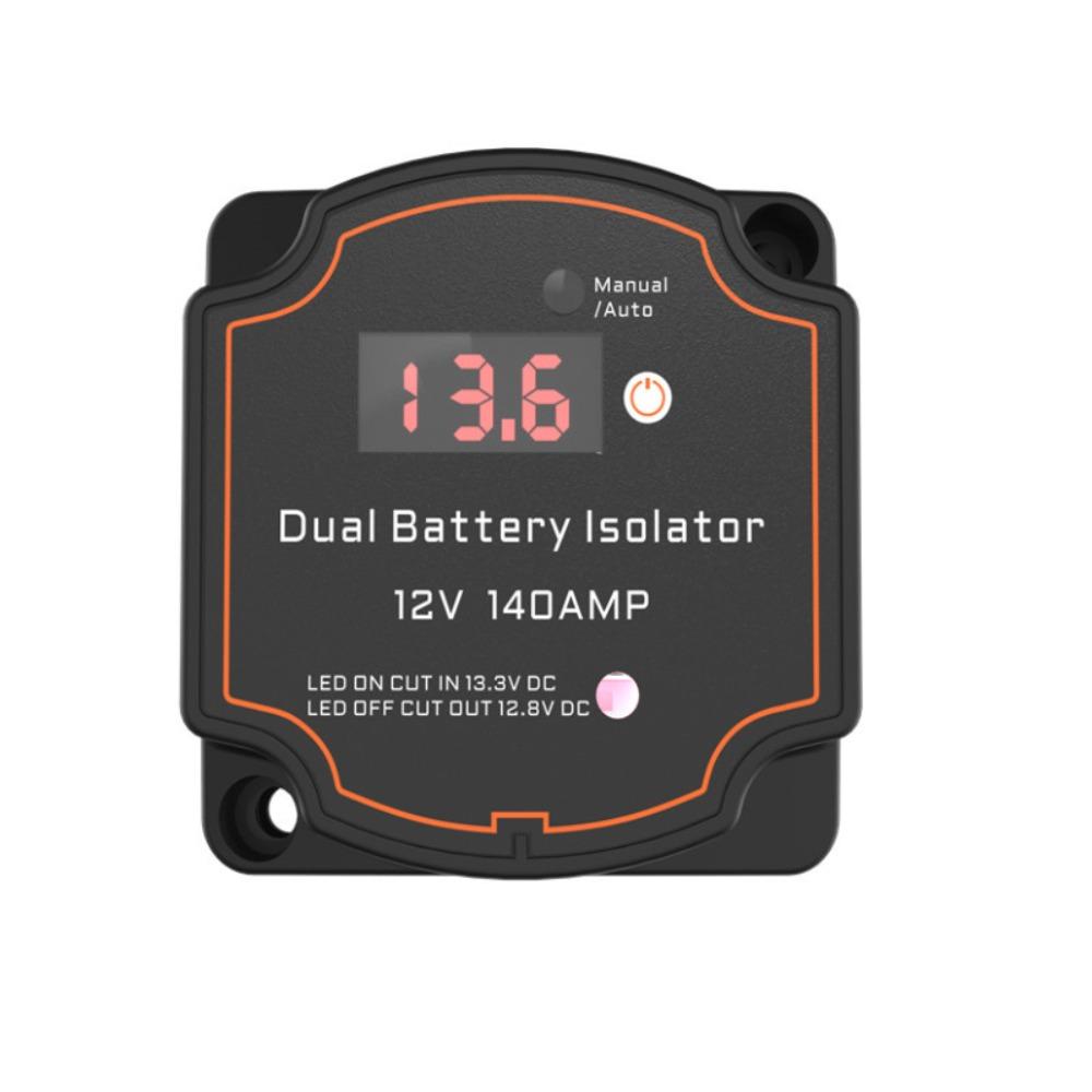 Smart Dual Battery Isolator 12V 140A Durable Voltage Sensitive Relay Advanced VSR Voltage Setting For Camper Car RV Boat