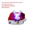 Children's Christmas Cartoon Hat with Stickers - Kids' Holiday Gift
