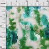 oneOone Baumwoll-Flex-grüner Stoff, Aquarell-Nähstoff, Meterware, bedruckt, DIY-Kleidung, Nähzubehör, 40 Zoll