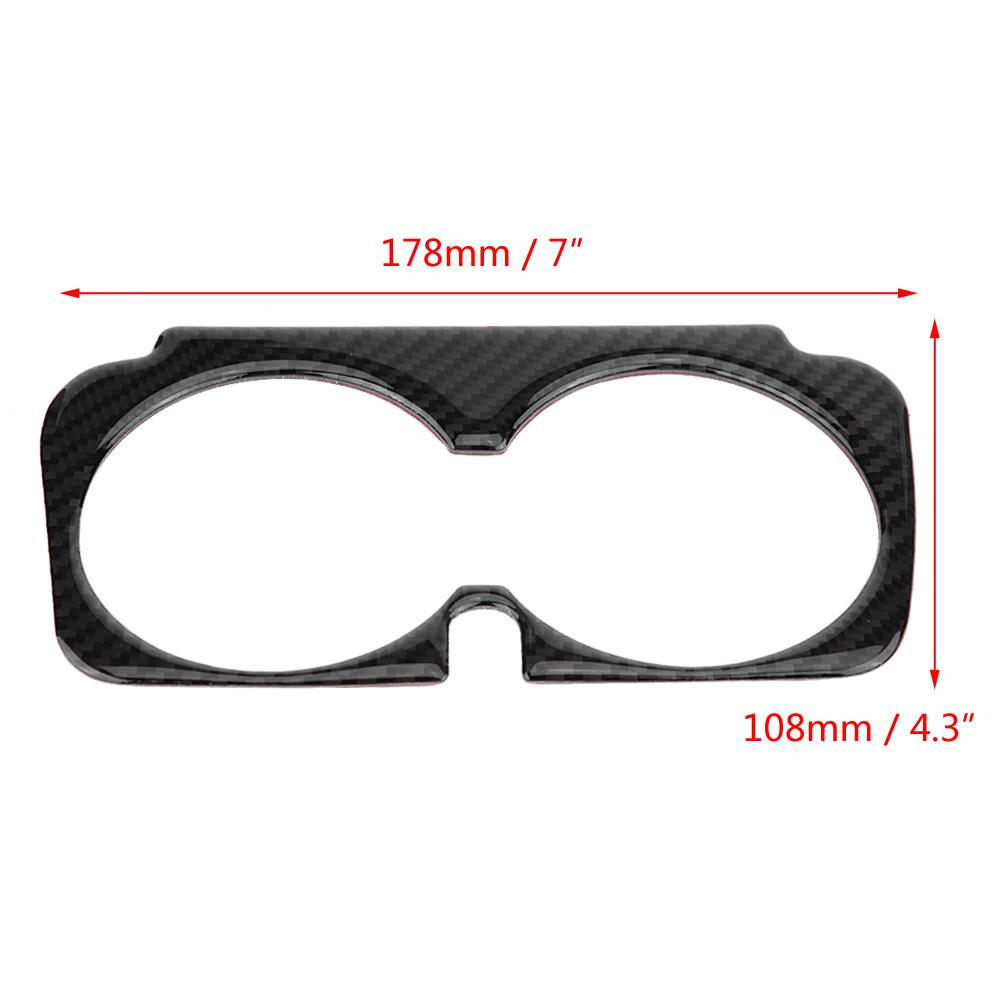 Carbon   Car Cup Holder Trim Sticker for   C Class W205 C180 GLC