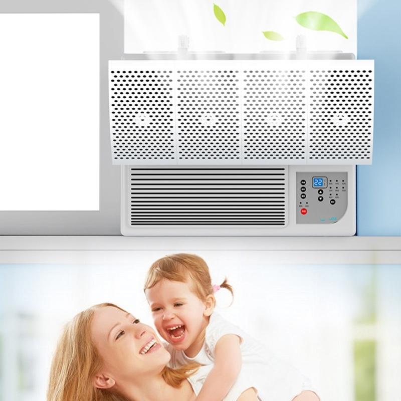 Verstellbare Klimaanlagen-Baffles Einfache Montage Windabweiser für Fenster-Klimaanlagen für Babyzimmer