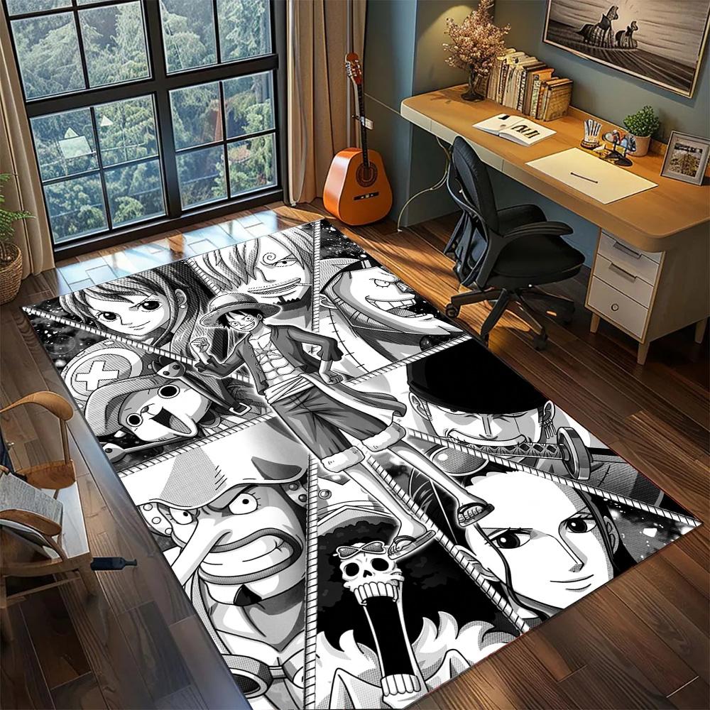 One Piece!Rug Carpet Large Area Rug Non Slip Washable Floor Mat Gamer Room Bedroom Home Decor