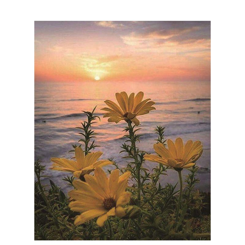 

5D алмазная живопись полная дрель хризантема мозаика цветы вышивка подарок ручной работы украшение стены гостиной Full Round 20x25CM