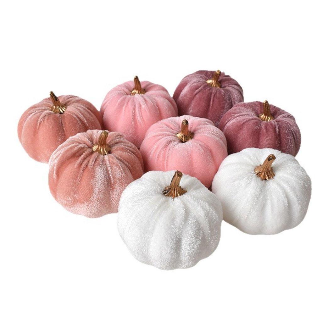 12 Pieces Foam Pumpkins Art Crafts Fall Harvest Lifelike Artificial Decorative for