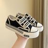 Canvas Shoes Women's Spring and Autumn New Little White Shoes Platform Student Sports Board Shoes