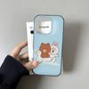 Cartoon Cute C-Cony B-Brown Phone Case For IPhone 17 16 15 14 13 12 11 Pro Max Plus Corrugated Bumper Back Cover Shell
