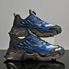 Summer New Rotary Buckle Low Top Sports Black Viscose Shoes Mesh Daddy Shoes