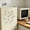 Decorative Magnets 5/10/15/20Pcs Mini Star Refrigerator Magnet 3D Five-Pointed Fridge Office Locker Memo Note Holder for Kitchen Whiteboard