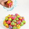 6Pcs Reusable Water Balloons Cotton Splash Balls Soft Fabric Soaker Bomb for Summer Pool Beach Party Games