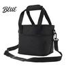 Nylon Insulated Carrier Drink Bag with Handle Strap Water Bottle Holder for 4 Cups Detachable Divider Multi-Purpose Cooler Tote Picnic Travel