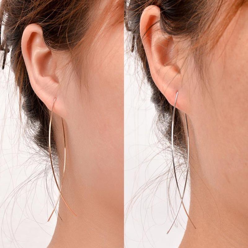 Bluelans Earrings Long Earrings Elegant Shape Fish Handmade Drop Dangle Women's Jewelry