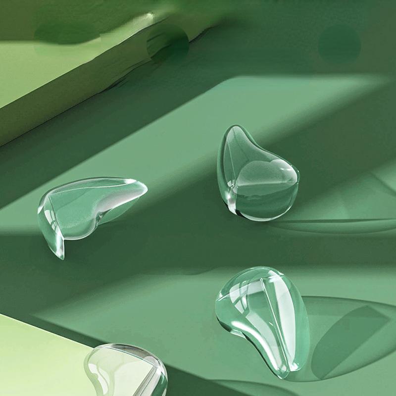 10PCS Droplet Type Bumper Baby Safety Silicone Protector Table Corner Edge Protection Cover Socket Protection Children Anticollision Guards