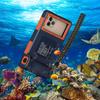Waterproof Case for iPhone IPX8 Standard Waterproof Level Suitable for Underwater Photography and Photos Up To 15m Depth Includes Smartphone Pouch - -