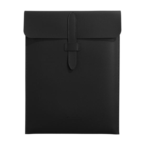 Document Bag Faux Leather Lightweight Portable Document Storage Organizer Scratch-Resistant Waterproof Document Case