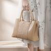 Mother'S Day Gift Embroidered Beige Large-Capacity Handbag Women'S Mother Bag Atmospheric High-End Messenger Women'S Bag