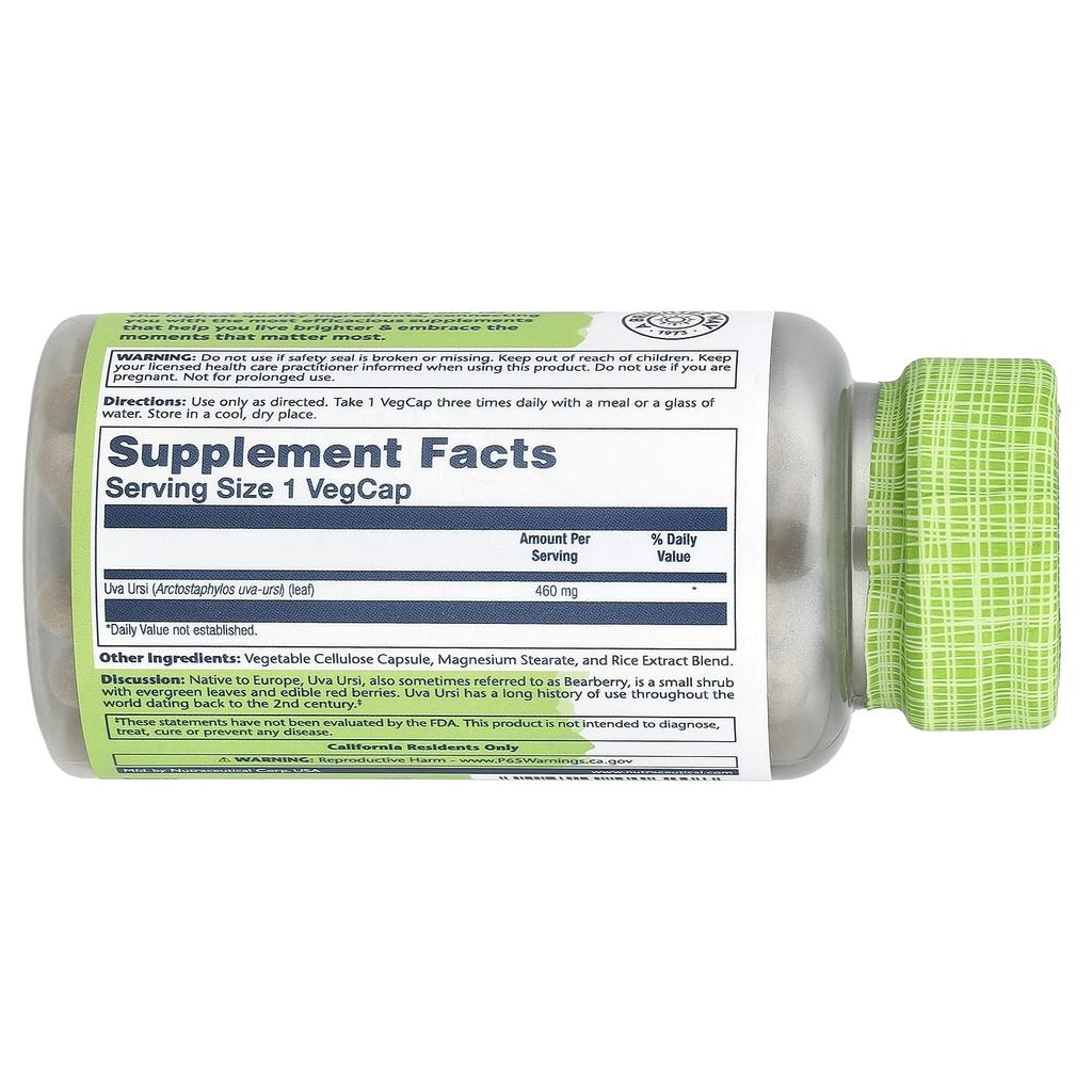 True Herbs, Uva Ursi, 460Mg, 100 Veggie Caps